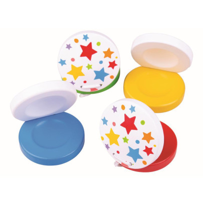 Kastanety hviezdičky Bigjigs Toys 1 ks