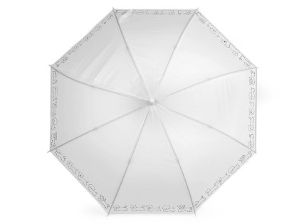 Detský vystreľovací dáždnik biela