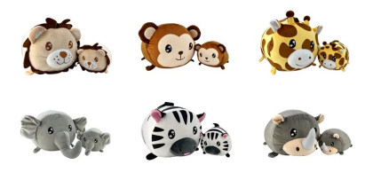 Mamička s mláďatkom - set plyšových hračiek 20 a 40 cm Magic Baby