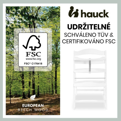 Drevená stolička 2v1 Alpha+ Hauck