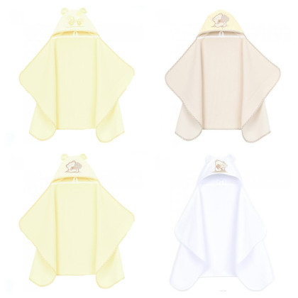 Maxi osuška pončo s kapucňou 70 x 120 cm