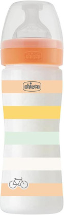 Fľaša dojčenská Well-being silikón 250 ml Chicco