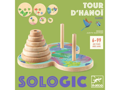 Detská hra Tour d'Hanoi Sologic Djeco