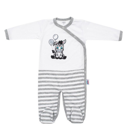 Dojčenský bavlnený overal New Baby Zebra exclusive