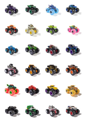 Monster Jam - zberateľský kovový model auta Monster Truck 1:64