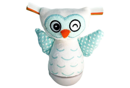 Zaspávacia sova Roly Poly s efektmi 16 cm