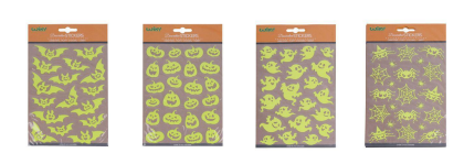 Nálepky svietiace v tme 25x14,4 cm