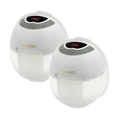 Prenosná elektrická odsávačka materského mlieka GIOmum Line Discreet Light Double innoGIO