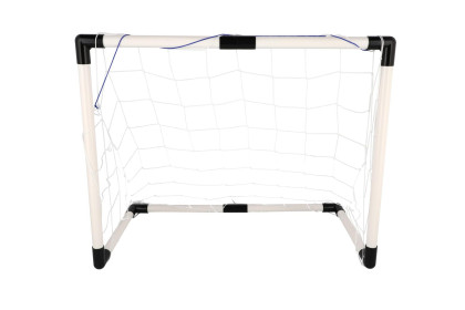 Futbalový gól s loptičkou a pumpičkou