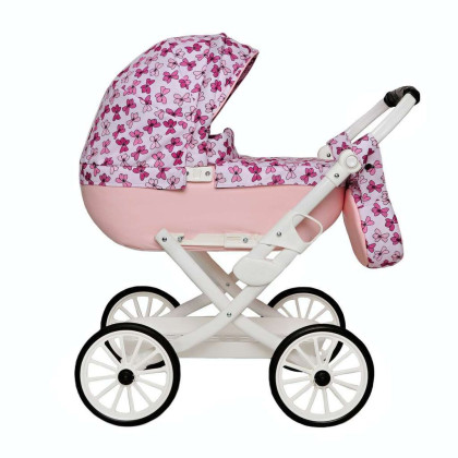Moderný kočík pre bábiky Jasmine Kids Fialka 03