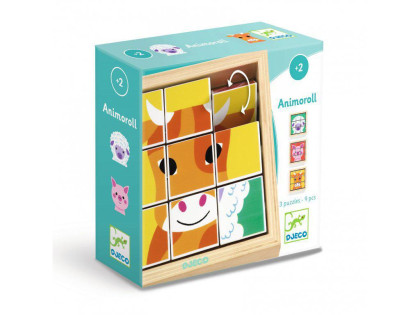 Otáčavé puzzle Farma Djeco