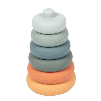 Silikónové stohovacie hryzátka B-Silicone Rounds