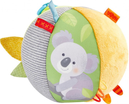 Textilná lopta s aktivitami Koala Haba