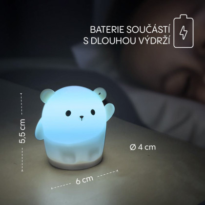 Silikónové závesné LED svetielko Zopa