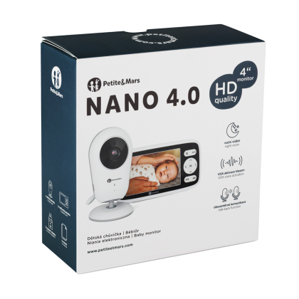 Opatrovateľka detská digitálna Nano 4.0 Petite & Mars