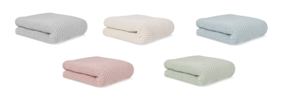 Detská pletená deka organická bavlna Bonjourbébé