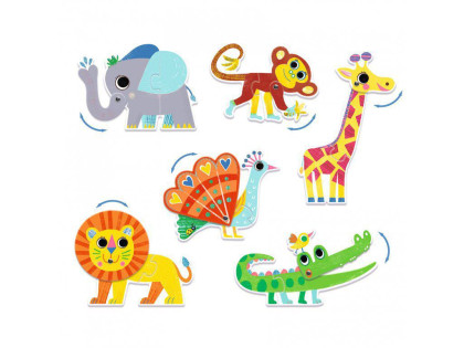 Duo puzzle Articulo Animals Djeco