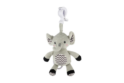 Naťahovací hrací strojček plyš 30 cm záves na postieľku/kočík Babyted