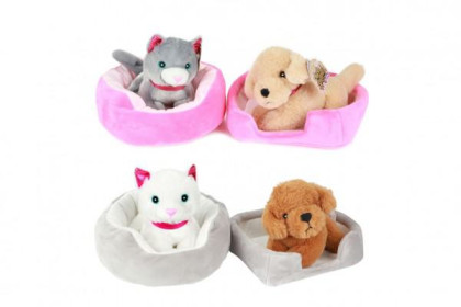 Zvieratko v pelechu plyšové 24 m+