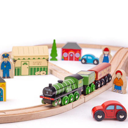 Drevená vláčikodráha Flying scotsman Bigjigs Rail