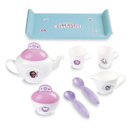 Čajový set s táckou Gabby´s Dollhouse
