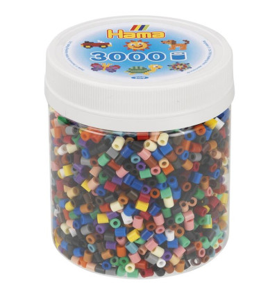 Korálky v tube Mix 3.000 ks MIDI Hama