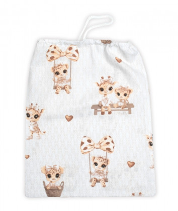 Bavlnené vrecúško na prezuvky 40×32 cm