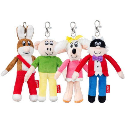 Súprava Štvorlístok 4diel. - plyšový prívesok na karabínke