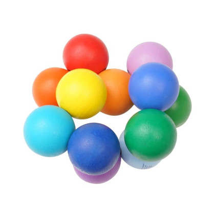 Drevené korálky Classic Baby Beads Manhattan Toy