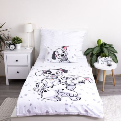 Disney obliečky do postieľky 101 Dalmatins "Play baby" 100 x 135, 40 x 60 cm Jerry Fabrics