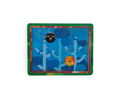 Moulin Roty Trojvrstvové puzzle Džungľa