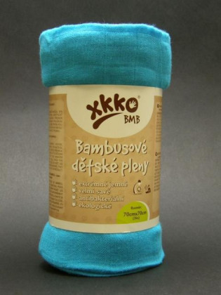 Bambusové plienky KIKKO 70 x70 cm 3 ks rôzne farby