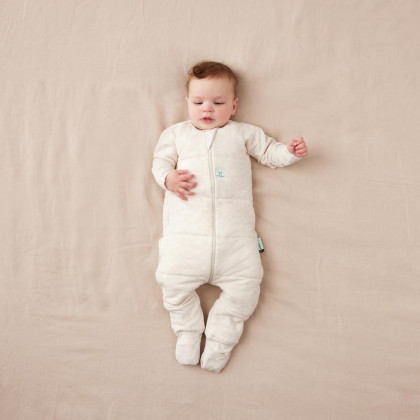 Vak na spaní organická bavlna Onesie Oatmeal Marle Ergopouch Vel. 12-24 m