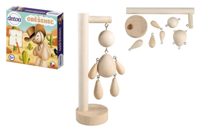 Obesenec spoločenská drevená hra Detoa