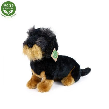 Plyšový drôtosrstý jazvečík sediaci 30 cm Eco-Friendly Rappa