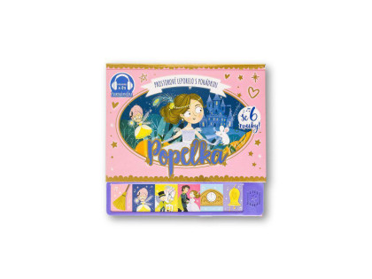 Popoluška - priestorové leporelo s rozprávkou so 6 zvukmi