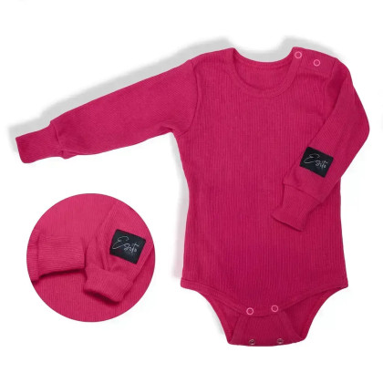 Rastúce body rebrované Hot pink - ružová Esito