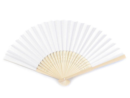 Vejár papierový na domaľovanie 21x36 cm