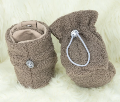 Capáčky Teddy fleece double Brown hnedá Esito
