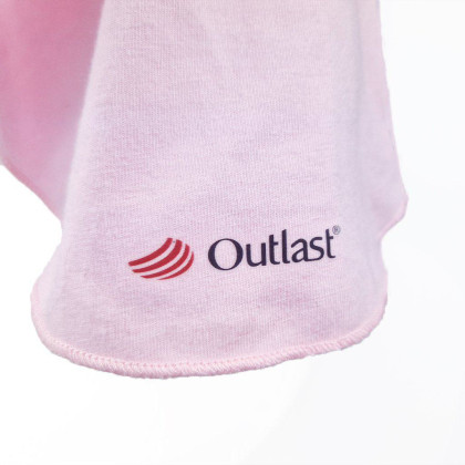 Šiltovka tenká pirát Outlast® s UV faktorom 50+, ružová baby/ružová baby kvietky