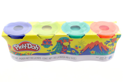 Play-Doh Wild Color 4 ks kelímkov
