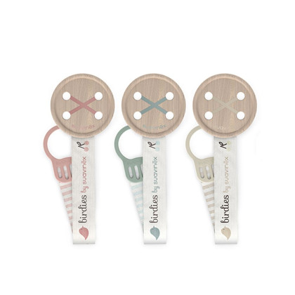 Klip na cumlík so stuhou Birdies Suavinex