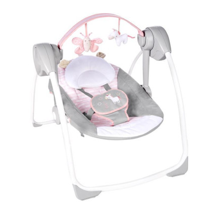 Hojdačka s melódiou Flora the Unicorn™ 0 m+ do 9 kg Ingenuity
