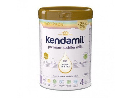 Kendamil Premium 4 HMO+ (1 kg), dúhové XXL balenie