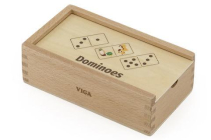 Drevené domino zvieratká