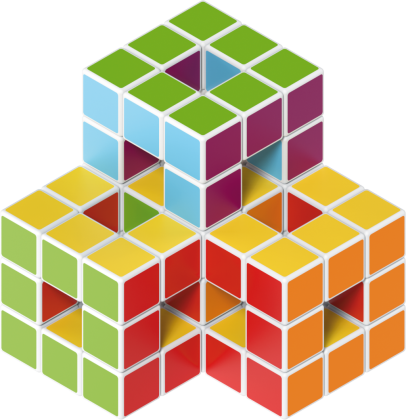 Geomag Magicube Art 64 dielikov