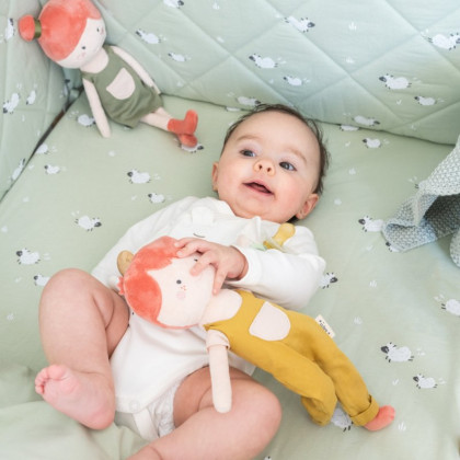 2-dielny bavlnený set do postieľky 0 m+ bonjourbébé