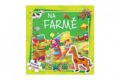 Puzzle knižka Na farme