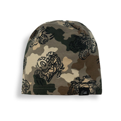 Jarná čiapka Štvorkolky hnedá