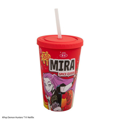 Hrnček so slamkou Mira Spice Queen K-pop Demon Hunters